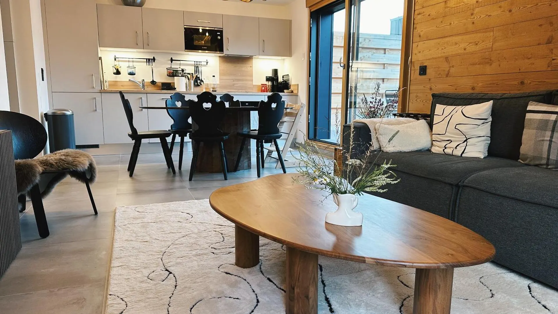 Apartment L'Olympe De Combloux - Terrasse & Balcon Sur La Foret