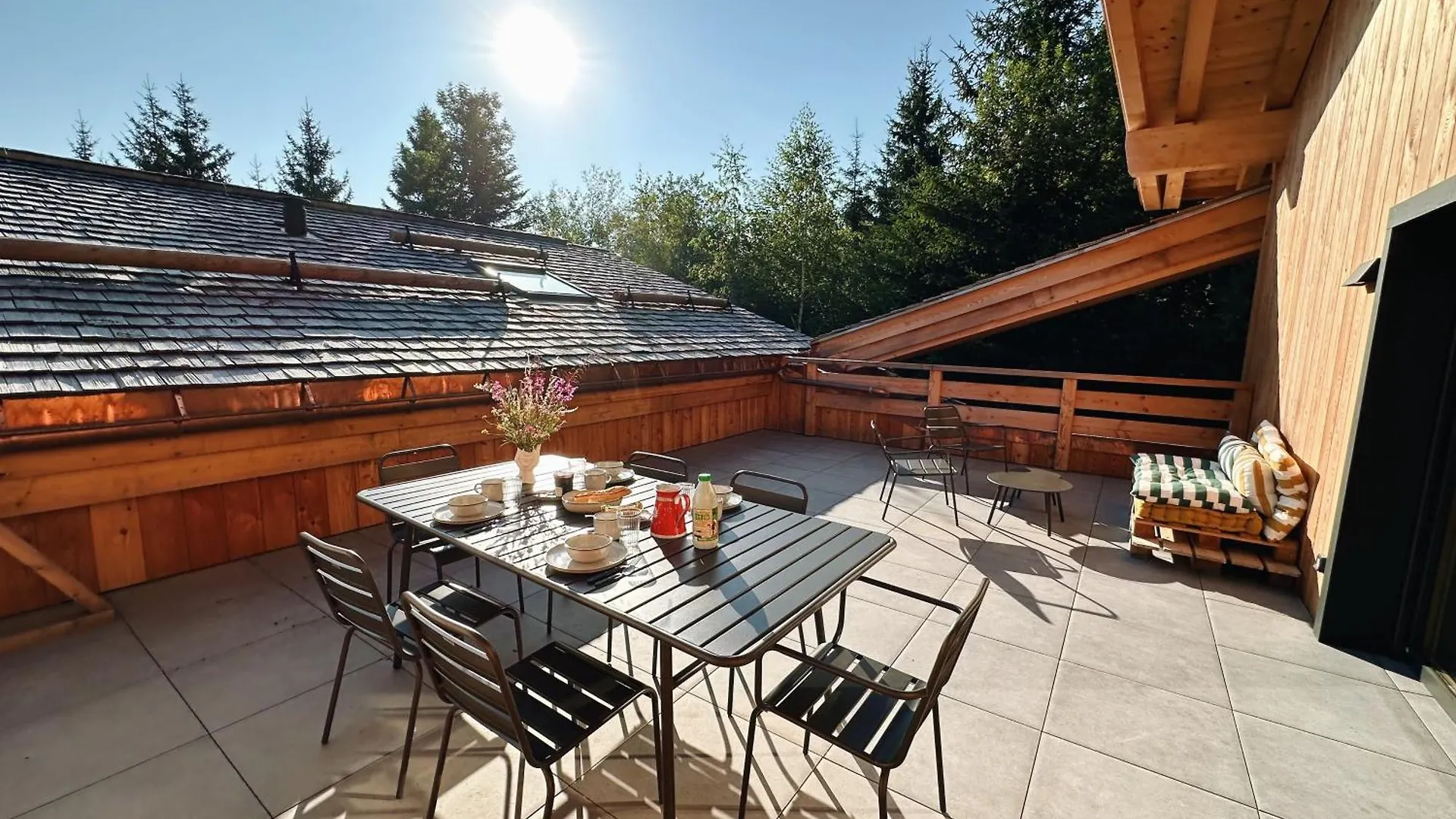 L'Olympe De Combloux - Terrasse & Balcon Sur La Foret Apartment